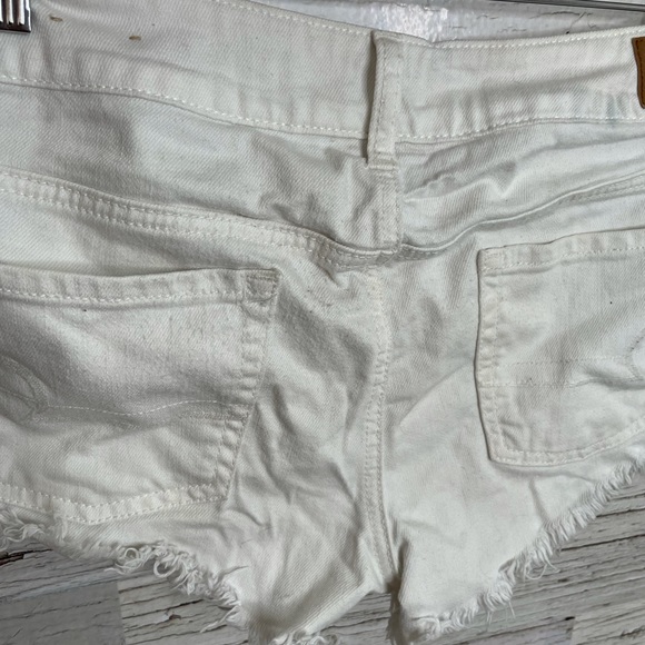 American eagle white shorts size 4 Jean - Picture 9 of 11